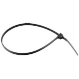 SIBRTEH 300x3,6mm 100 db fekete kábelkötegelő kifutó