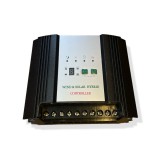 SIDITE Szélgenerátor töltésvezérlő 500W-os szélkerékhez, 12V-os szigetüzemű rendszerben használható LED kijelzővel