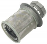 SIEMENS/BOSCH Mosogatógép alkatrész, hengeres műanyag Vízszűrő, finomszűrő Bosch SGS53, SGS43, SRS53 mosogatógéphez ew03868