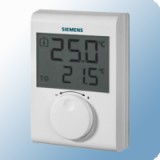 Siemens RDH100 digitális szobatermosztát nagyméretű LCD-kijelzővel