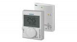 Siemens RDJ100RF/SET Rádiófrekvenciás szobatermosztát 24-órás időprogrammal, LCD-kijelzővel