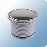 Sifone HL Ablaufe HL magasító elem d 110 mm/d 131 mm nemesacél kerettel d 112 mm fedéllel vízbűzzárral