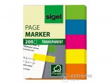 Sigel "615" műanyag jelölőcímke, 12x50mm-es, vegyes szín