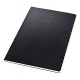 Sigel Conceptum A4 60 lap keményfedeles fekete kockás füzet