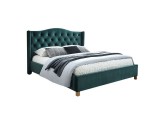 SIGNAL ASPEN Velvet - Ágy (160×200) sötétzöld