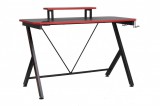 SIGNAL B-202 - Számítógépasztal (piros/fekete)