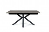 SIGNAL COLUMBUS - Széthúzható Étkezőasztal (160-240 cm) - barna/fekete