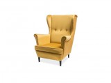SIGNAL LORD Velvet - Fotel (Curry sárga bársony)