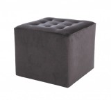 SIGNAL LORI Velvet - Puff (Fekete bársony)