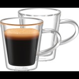 Siguro Espresso duplafalú üvegpohár, 90 ml, 2 db (SGR-GW-D090Z)