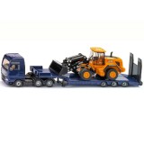 SIKU MAN teherautó JCB traktorral 1/87