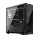 SilentiumPC Armis AR7X EVO TG ARGB Fekete (Táp nélküli) ablakos ATX ház (SPC251)
