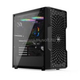 SilentiumPC Astrum AT6V TG Fekete (Táp nélküli) ablakos E-ATX ház (SPC263)