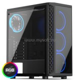 SilentiumPC Signum SG1X TG RGB Fekete (Táp nélküli) ablakos ATX ház (SPC233)