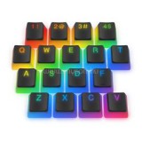 SilentiumPC SPC Gear KC104 Pudding DBL Shot PBT gamer billentyű szett (SPG030)