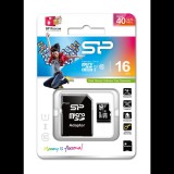 Silicon Power 16GB microSD+adapter, CL10 (SP016GBSTH010V10SP)
