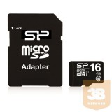 SILICON POWER COMPUTER & COMMUNICAT Silicon Power memory card Micro SDHC 16GB Class 10 +Adapter