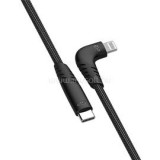 Silicon Power Kábel - USB Type-C to Lightning (Fekete, 1m, 60W, Apple MFi Certified) (SP1M0ASYLK50CL1G)