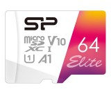 Silicon Power microSDXC Elite C10 U1 A1 V10 64GB