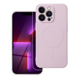 Silicone Mag Samsung Galaxy A57 szilikon hátlap tok, MagSafe, rózsaszín