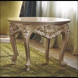 Silik Adone kerek kisasztal kristálylappal, I. cat.