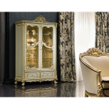 Silik Alexandra 2-ajtós vitrines szekrény 2 fiókkal, I. cat.