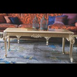 Silik Ares dohányzóasztal kristálylappal