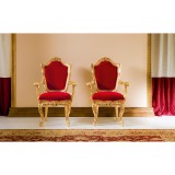 Silik Dafne karosszék, I. cat. E szövettel