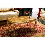 Silik Dedalo dohányzóasztal márványlappal