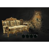 Silik Eolo 3-személyes kanapé, II. cat. E szövettel