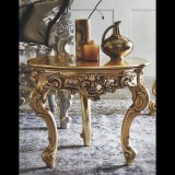 Silik Eolo kerek kisasztal kristálylappal, I. cat.