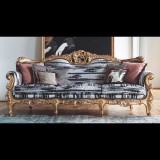 Silik Ermes 3-személyes kanapé, I. cat. C szövettel