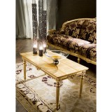 Silik Eros dohányzóasztal márványlappal