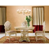 Silik Fidia kerek étkezőasztal 120x120 cm, II. cat.