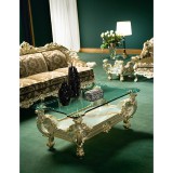 Silik Mercurio dohányzóasztal üveglappal, I. cat.