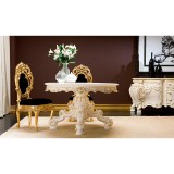 Silik Minerva kerek étkezőasztal 150x150 cm, II. cat.