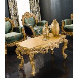 Silik Plutone dohányzóasztal kristálylappal, I. cat.