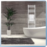 Silver 500X1600 mm íves törölközőszárító radiátor fehér - SR-I_500x1600_F