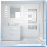 Silver 600X1400 mm íves törölközőszárító radiátor króm - SR-I_600x1400_K