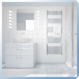 Silver 600X1800 mm egyenes törölközőszárító radiátor króm - SR-E_600x1800_K