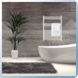 Silver 700X1000 mm egyenes törölközõszárító radiátor fehér - SR-E_700X1000_F