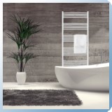 Silver 700X1600 mm íves törölközőszárító radiátor fehér - SR-I_700X1600_F