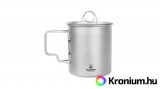 Silverant Titánium bögre fedővel 500 ml