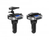 SilverHome Autós FM transzmitter Bluetooth Headsettel V6