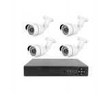 SilverHome CCTV 4 Kamerás Megfigyelőrendszer H.264 – HD, Éjjellátó, Távoli Eléréssel