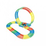 SilverHome Foszforeszkáló autópálya gyerekeknek játék kisautóval