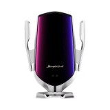 SilverHome R1 Smart Sensor automata telefontartó és vezeték nélküli töltő - ezüst