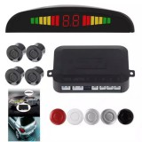 SilverHome Tolatóradar 4 szenzorral digitális kijelzővel 5 színben - fekete