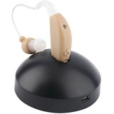 SilverHome Ultra Sound akkumulátoros halláserősítő készülék töltővel