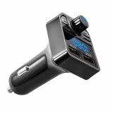 SilverHome X1 Bluetooth FM transzmitter, kihangosító 2 USB töltővel